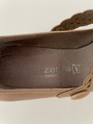 Zapatos Gianni Zenna Beige Cuero Talla 38