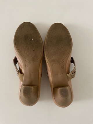 Zapatos Gianni Zenna Beige Cuero Talla 38