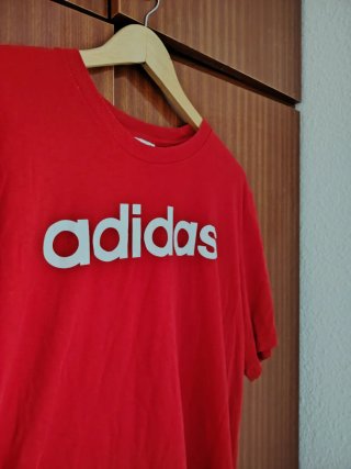 Camiseta Adidas Roja Talla L