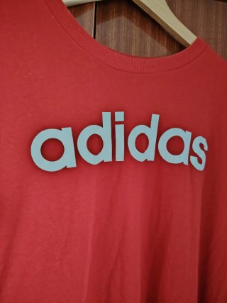Camiseta Adidas Roja Talla L