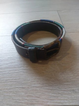 Cinturón de piel para niño