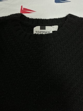 Jersey Topman Negro Talla S