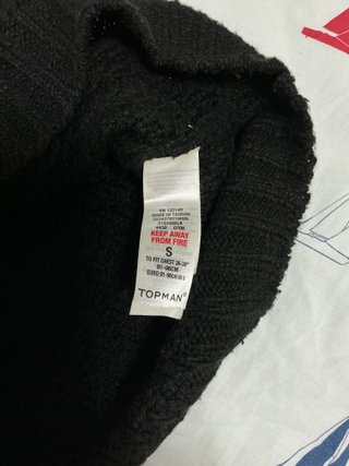 Jersey Topman Negro Talla S