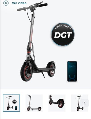 Patinete Eléctrico Homologado DGT + Casco