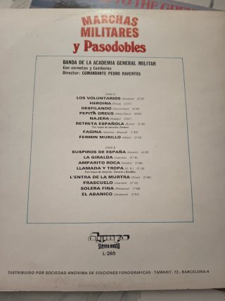 Vinilos Marchas Militares