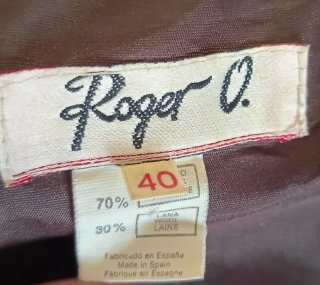 Abrigo señora Roger Talla 40