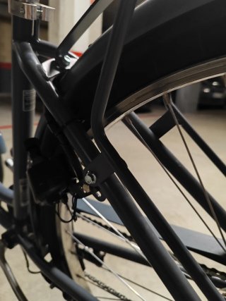 Bicicleta de ciudad con cambios