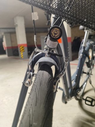 Bicicleta de ciudad con cambios