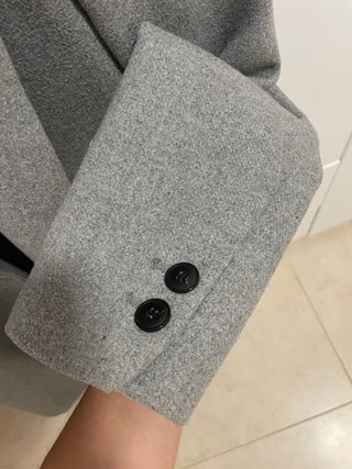 Abrigo/Gabardina Gris Zara TRF