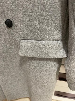 Abrigo/Gabardina Gris Zara TRF
