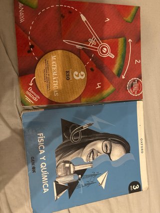 LOTE DE 8 LIBROS 3º ESO ¡Varios sin usar!