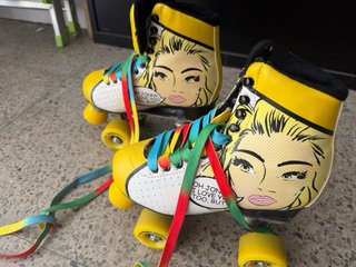 Patines Quad talla 37 Diseño Labios Pop Art