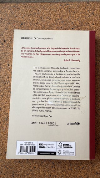 Anne frank Diario