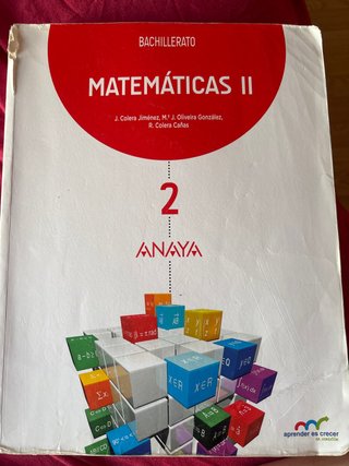 Matemáticas II 2 Bachillerato
