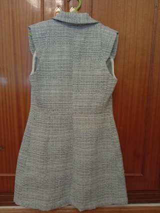 Chaleco elegante Fórmula Joven azul/gris M