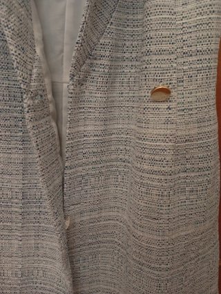 Chaleco elegante Fórmula Joven azul/gris M