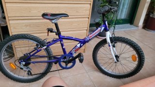 Bicicleta de Montaña Decathlon Azul