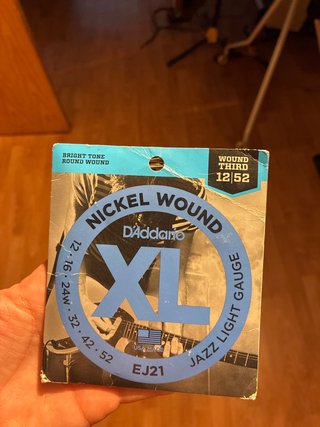 Cuerdas D’Addario XL Nickel Wound EJ21 Jazz Light