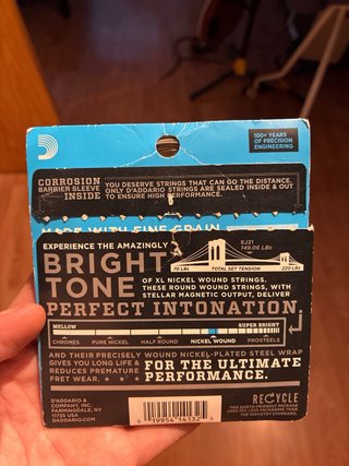 Cuerdas D’Addario XL Nickel Wound EJ21 Jazz Light