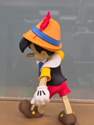 Figura Pinocho Impresión 3D 25cm