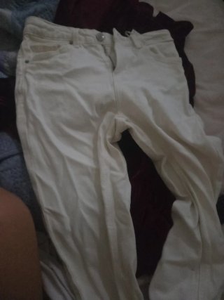 Zara Pantalón Talla 34 Beige