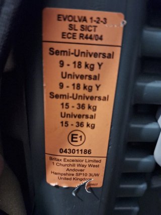 Silla coche Britax Römer