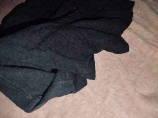 Falda-pantalon negra Stradivarius