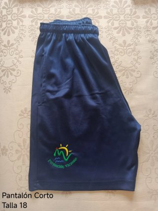 Pantalón Corto Deportivo Fundación Victoria Talla