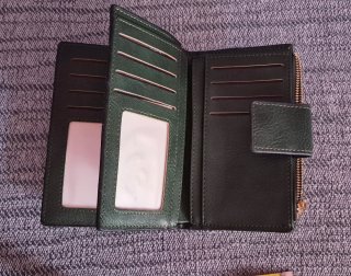 Monedero verde