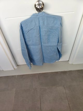 Camisa Lino Zara Hombre Talla S