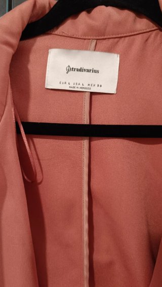 Blazer rosa talla L