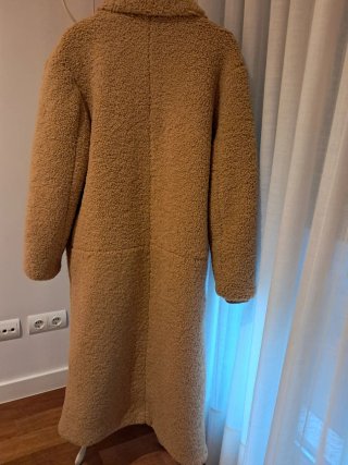 Abrigo Teddy oversize REVIEW talla única