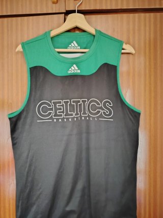 Camiseta sin mangas Adidas NBA Celtics Verde