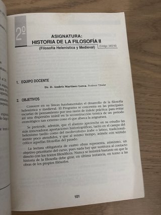 Guía del curso 2001 2002 Filosofía