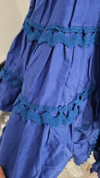 Vestido de flamenca azul