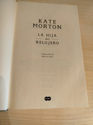 LA HIJA DEL RELOJERO - Kate Morton