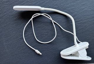 Flexo LED Pinza Aigostar USB Blanco