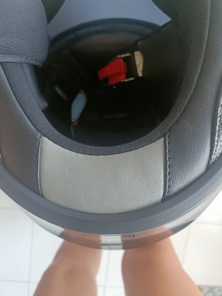 Casco Moto LS2 Gris, negro y fucsia