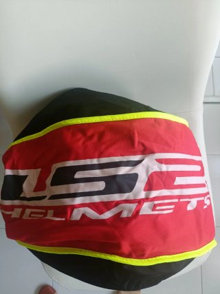 Casco Moto LS2 Gris, negro y fucsia