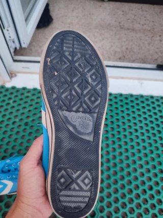 Zapatillas Converse Talla 38 Azul y Blanco