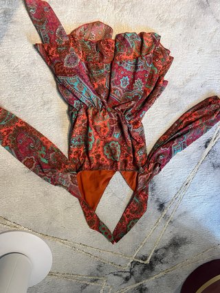 Vestido estampado paisley talla única