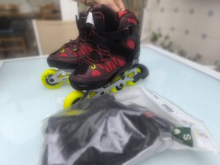 Patines Oxelo T.35-38 + Protecciones