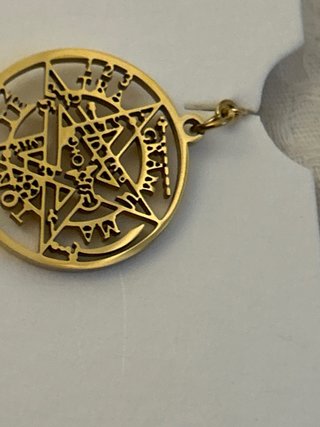 Pulsera triple protección acero dorada