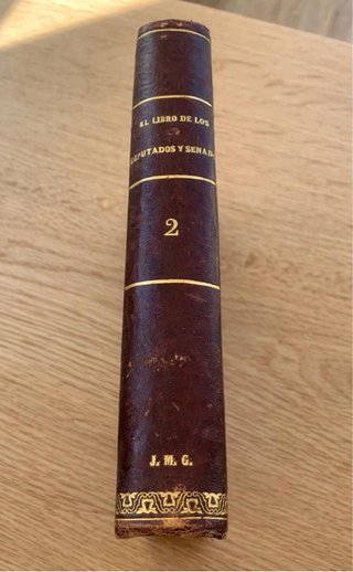 Libro Antiguo 1864 Original - Diputados y Senadore
