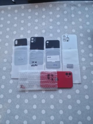 Struttura e coperture per iPhone (Nero, Bianco, Rosso)