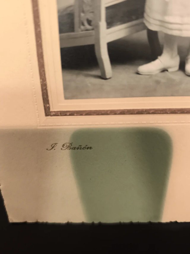 Fotografía antigua Primera Comunión J. Bañón