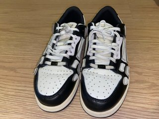 Zapatos AMIRI Skeleton Negros y Blancos