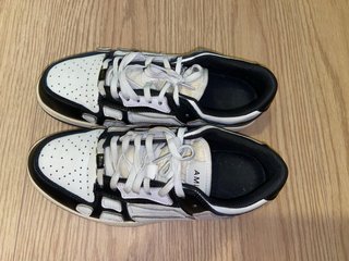 Zapatos AMIRI Skeleton Negros y Blancos