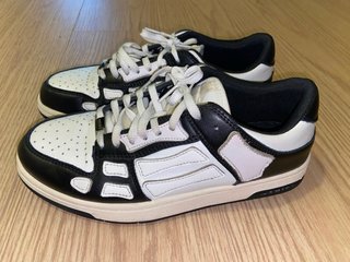 Zapatos AMIRI Skeleton Negros y Blancos