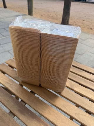 Conchas para hamburguesas de papel